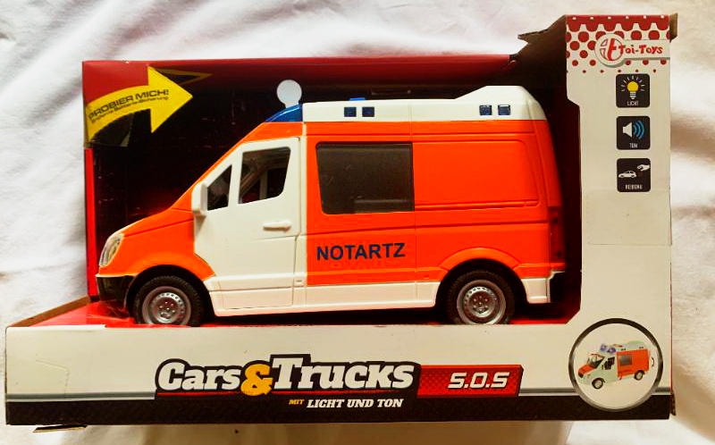 winter motto Stadscentrum Duitse ambulance (Notarzt) kids-toy - Webshop Spoed 112