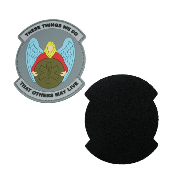 3D PVC Patch – "These Things We Do, That Others May Live"  |  Écusson PVC 3D - «These Things We Do, That Others May Live» – Image 3